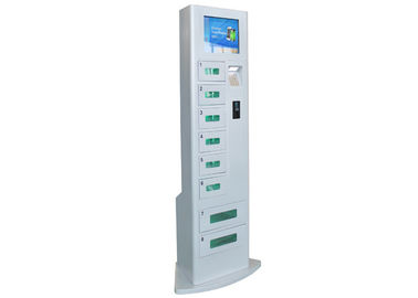 Handy-Nachladen-Station mit LCD-Touch Screen, 8 Schließfach-Batterieladestations-Kiosk