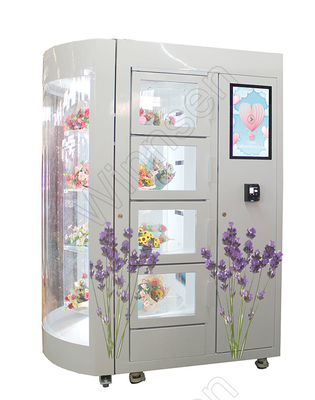 24 Stunden Zahlung Mini Mart Flower Vending Lockers Machines Smart Card walzten Stahl kalt
