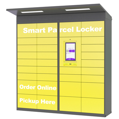 Äußere Selbstservice-Paket-Lieferung heben Schließfach mit App-intelligentem Kiosk auf