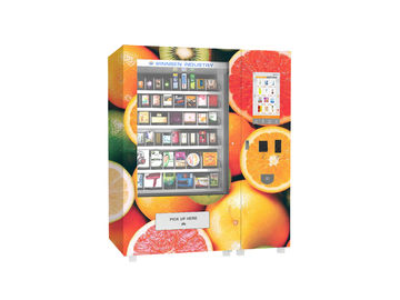 Kombinierter Nahrungsmittelautomat fertigte Farbe für Schule/Bahnhof besonders an