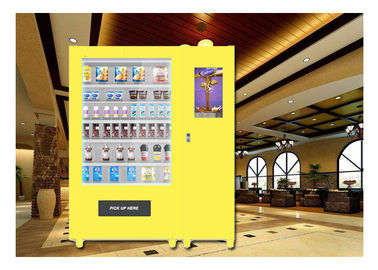 24 des Selbstservice-Imbiss-Stunden Automaten-, Automat des kleinen Kuchens mit Aufzuganlage