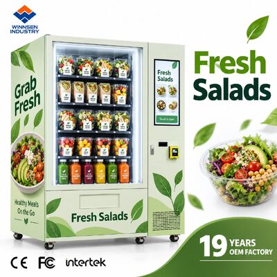 Qualität Winnsen Salatverkaufsautomaten mit Smart Lift ohne Tropfen Fabrik