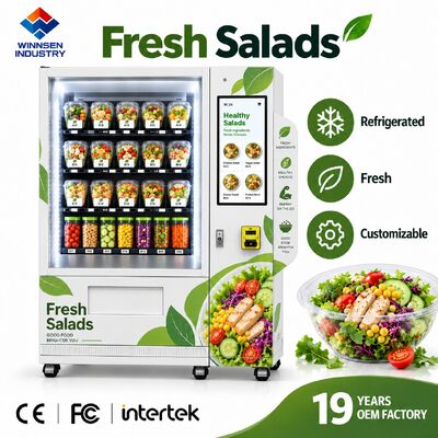Qualität Winnsen Salad Vending Machine with Android System CE FCC Certified One Year Warranty Fabrik