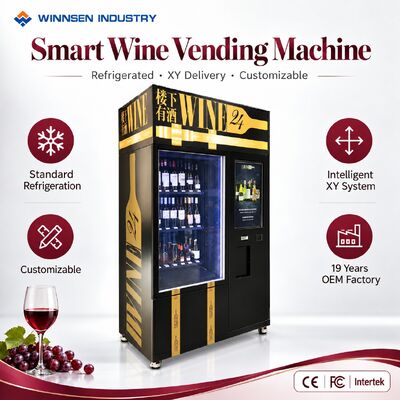 Qualität Winnsen Weinverkaufsautomaten mit XY Smart Basket ohne Tropfen Fabrik