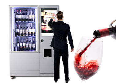 Luxusaufzugs-Wein-Automat mit großer Werbungs-Schirm-Fernsteuerung