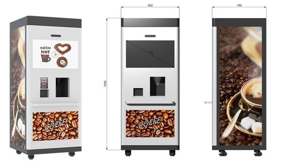 Minihandelszentrumteekaffee kosmetisches Automatenschließfach mit 22 Zoll-Noten-Bildschirmanzeige