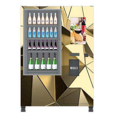 Flasche trinkt Wein-Automaten, frischen Salat-Automaten mit Fernsteuerung