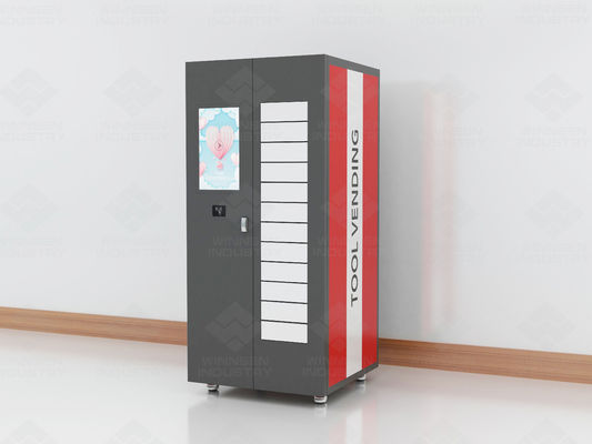 Kasten, der EVP-Automaten mit dem Verkaufen des Schließfach-Systems für Werkstatt bearbeitet