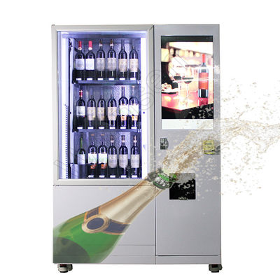 Kühlschrank-Champagne Vending Machine Smart Combo-Alters-Überprüfung