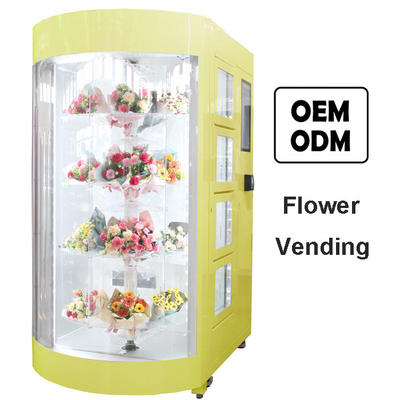 24 Stunden Hilfsblumenautomaten-Blumenspeicher-Geschäfts-Ausrüstung Soem-ODM mit Befeuchter
