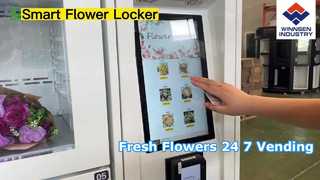 Winnsen Frischblumen-Verkaufsspind mit Kühlschrank und Luftbefeuchter
